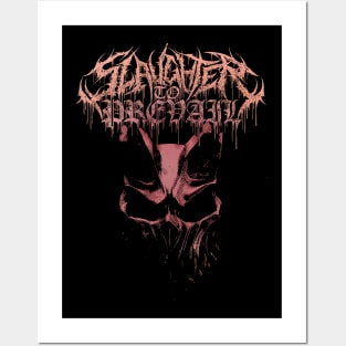 Slaughter To Prevail  Red Posters and Art